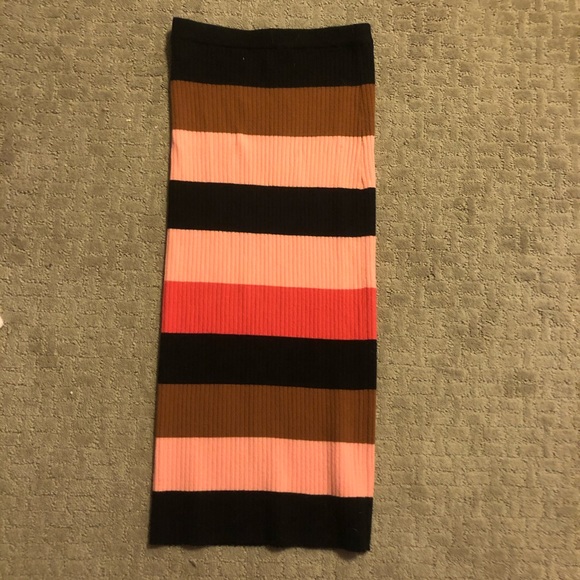 Nordstrom Rack Ribbed Striped Skirt - Picture 2 of 2